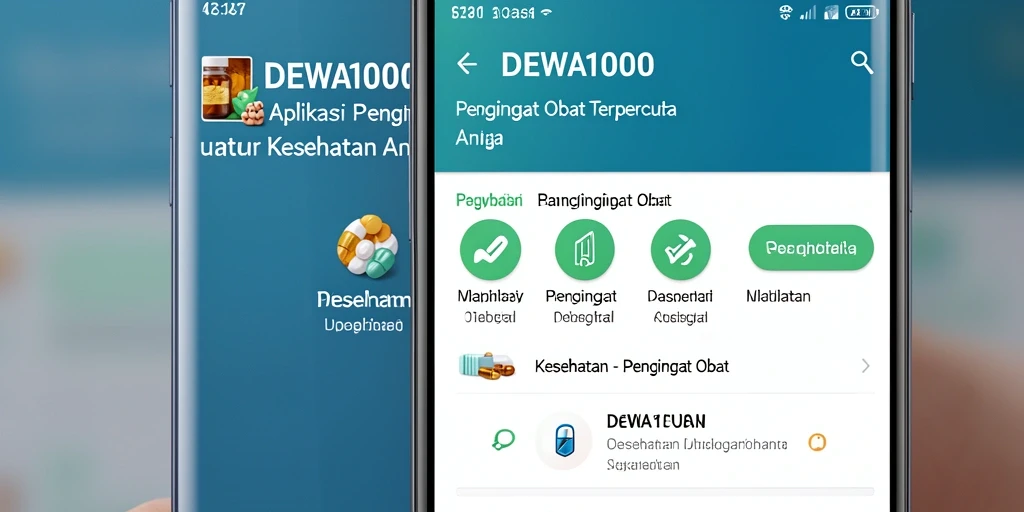 Tampilan antarmuka pengguna DEWA1000 yang sederhana dan intuitif.