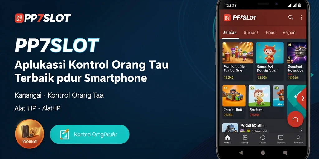 Tampilan antarmuka PP7SLOT yang user-friendly untuk kontrol orang tua.